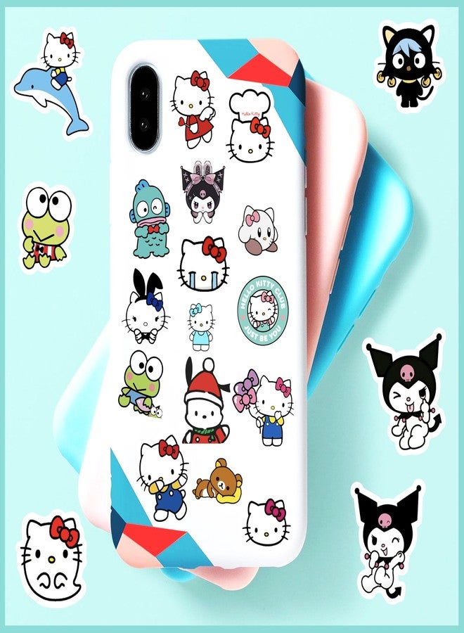 True Flair مجموعة ملصقات Trueflair Kitty المكونة من 55 ملصقًا من الفينيل لأجهزة الكمبيوتر المحمولة، بتصاميم عشوائية، مناسبة لأجهزة الكمبيوتر المحمولة، والمذكرات، وخوذات الدراجات، والدفاتر، والغيتار، والهواتف المحمولة، مقاومة للماء، ذاتية اللصق (Kitty) - Image 5